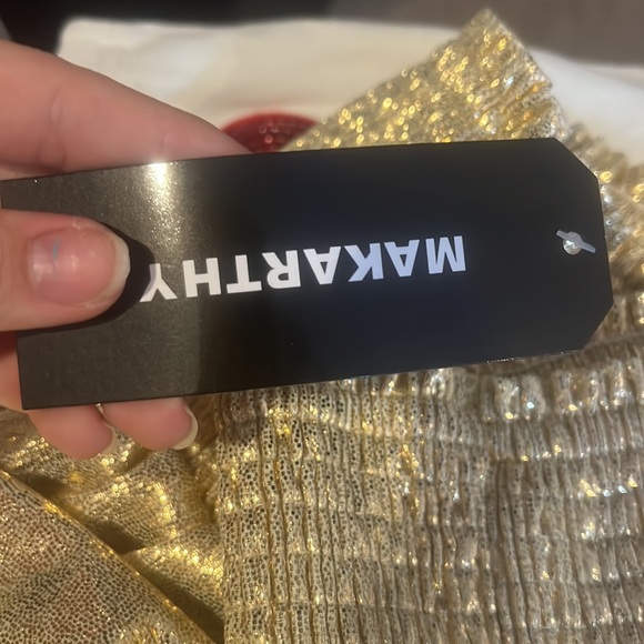 brand new flashy gold shorts - Picture 3 of 3